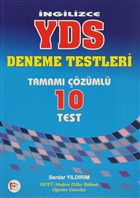 İngilizce YDS Deneme Testleri Tamamı Çözümlü 10 Test Pelikan Tıp Teknik Yayıncılık