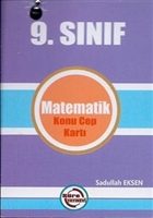 9. Snf Matematik Konu Cep Kart Sre Yaynevi