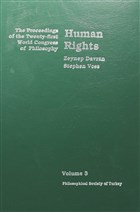 Human Rights Volume 3 Trkiye Felsefe Kurumu