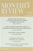Monthly Review Bamsz Sosyalist Dergi Say: 10 / Ekim 2006 Monthly Review Dergisi