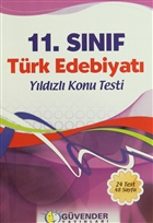 Güvender - 11 Sınıf Türk Edebiyatı Yıldızlı Konu Testi Güvender Yayınları