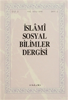 İslami Sosyal Bilimler Dergisi Cilt: 2 Sayı: 2 İnkılab Yayınları