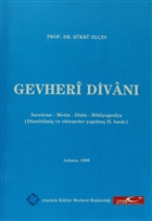 Gevheri Divan Atatrk Kltr Merkezi Yaynlar