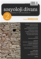 Sosyoloji Divan Say : 2 Temmuz-Aralk 2013 Sosyoloji Divan Dergisi