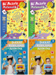 Mor Elma Bi Acayip Matematik 1-2 Dikkat Kodlama Algoritma Kitabm 1-2 Set (4 Kitap)