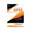 KPSS Lisans Türkçe Genel Yetenek Konu Anlatımı Nobel Sınav Yayınları Yorumlar