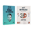 zcan Aykn 2025 TYT Fizik 30 Deneme+ 3D AYT Biyoloji Video Destekli Defter