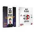 zcan Aykn 2025 YKS 55 Gnde TYT Fizik Kamp+ 3D AYT Fizik Video Destekli Defter