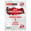 2021 KPSS Eğitim Bilimleri Türkiye Geneli Deneme Sınavı 1 Pegem Akademi Yayınları