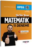 2024 KPSS Matematik 11 Deneme Tamamı Video Çözümlü Yektugmat Marka Yayınları