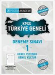 Pegem 2021 KPSS Genel Kültür Genel Yetenek Türkiye Geneli Deneme Sınavı 1