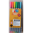 Kulin-Art 12 Adet İnce Uçlu Renkli Tükenmez Kalem