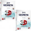 TYT AYT Geometri Soru Bankası Tamamı Video Çözümlü 2li Set 3D Yayınları