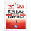 TYT - MSÜ Sosyal Bilimler Son 6 Yıl Konu Konu Çıkmış Sorular KR Akademi Yayınları