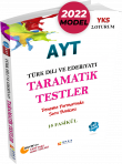 2023 AYT Türk Dili ve Edebiyatı Taramatik Testler Deneme Formatında Soru Bankası Anka Eğitim Yayınları
