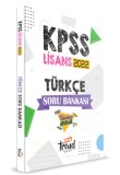 2022 Kpss Lisans Türkçe Soru Bankası