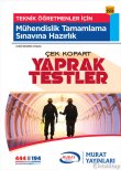 2555 - Çek Kopart Yaprak Test Mühendislik Tamamlama Sınavına Hazırlık Murat Yayınları - Sınav Kitapları