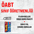 Dijital Hoca ABT Snf retmenlii Video zml Son 9 Yl km Sorular+Flash Bellek Video Ders Paketi Seti