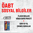 Dijital Hoca ABT Sosyal Bilgiler Video zml Son 10 Yl km Sorular+Flash Bellek Video Ders Paketi Seti