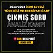 2013-2023 (SON 11 YIL) TRK DL VE EDEBYATI ABT km Soru Analiz Kamp Dijital Hoca Akademi