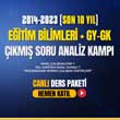 GYGK+Eitim Bilimleri 2014 - 2023 Son 10 Yl km Soru Analiz Kamp Dijital Hoca Akademi