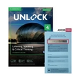 Unlock 4 Listening,Speaking&Critical Thinking (+Access Code)