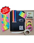 Notyaz Ajandalı Yapışkanlı Not Seti 4 Çeşit 12 Ürün + 75x75 Advantage Sticky Notes HEDİYE