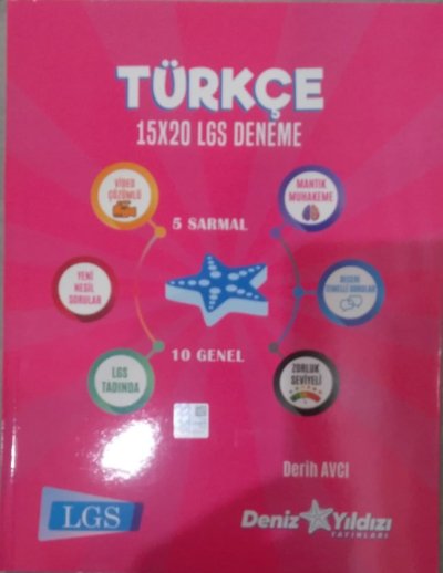 LGS Türkçe 15x20 Branş Denemesi Deniz Yıldızı Yayınları