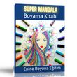 Süper Mandala Boyama Kitabı