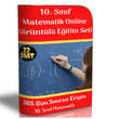 10. Sınıf Matematik Online Görüntülü Eğitim Seti