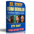 11. Snf Tm Dersler Online Grntl Eitim Seti