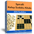 Spiralli Kolay Sudoku Kitab- 224 Sudoku