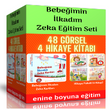 Bebeimin lkadm Zeka Kartlar ve Hikaye Paketi-4 Hikaye