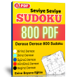 Seviye Seviye PDF Sudoku Kitabı-800 Sudoku