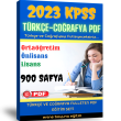 2023 KPSS Türkçe-Coğrafya PDF Kitabı-900 PDF Sayfası