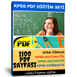 KPSS Hazırlık Eğitim Seti-1100 Sayfalık PDF Kitabı