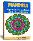 Spiralli Mandala Boyama Sayfaları Kitabı