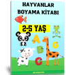 Hayvanlar Boyama Kitabı-2-5 Yaş