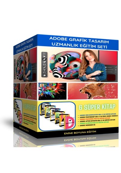 Adobe Grafik Tasarım Uzmanlık Eğitim Seti