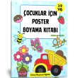 Çocuklar İçin Poster Boyama Kitabı
