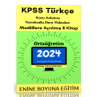 2024 KPSS Türkçe Ortaöğretim Modüler Kitap Seti