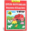 Çiftlik Hayvanları Boyama Kitap Seti 2-5 Yaş