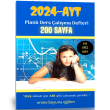 2024-AYT Planlı Ders Çalışma Defteri 200 Sayfa