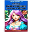 Anime Gzel Prenses Boyama Kitab - 100 Sper Boyama