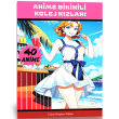 Anime Bikinili Kolej Kzlar Boyama Kitab  3 Poster Hediyeli