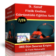 9. Snf Fizik Online Grntl Eitim Seti