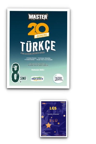 Okyanus yayınları Lgs Türkçe Deneme seti + Lgs karma deneme