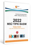 2022 MSÜ Tıpkı Basım (Milli Savunma Üniversitesi 2022 Yılı Sınav Soruları)
