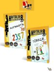 Jet Yayınları 8.Sınıf Türkçe Matematik Haftalık Çalışma Seti
