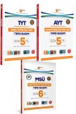 SON 5 YIL AYT-TYT-MS Snav Seti Tpk Basm Seti (22-21-20-19-18 Yl Snav Sorular)